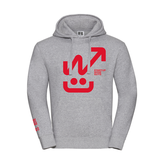 Gray pullover hoodie