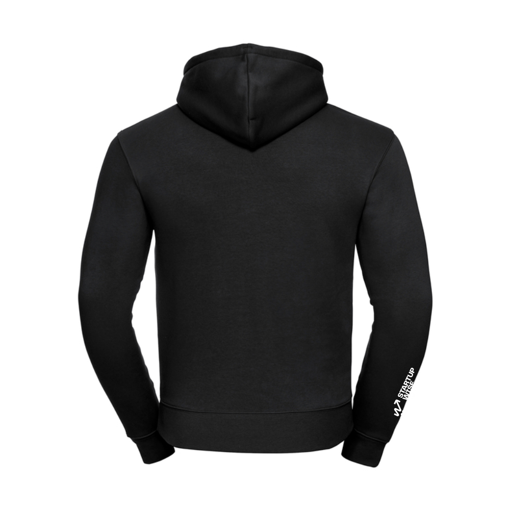 Black pullover hoodie